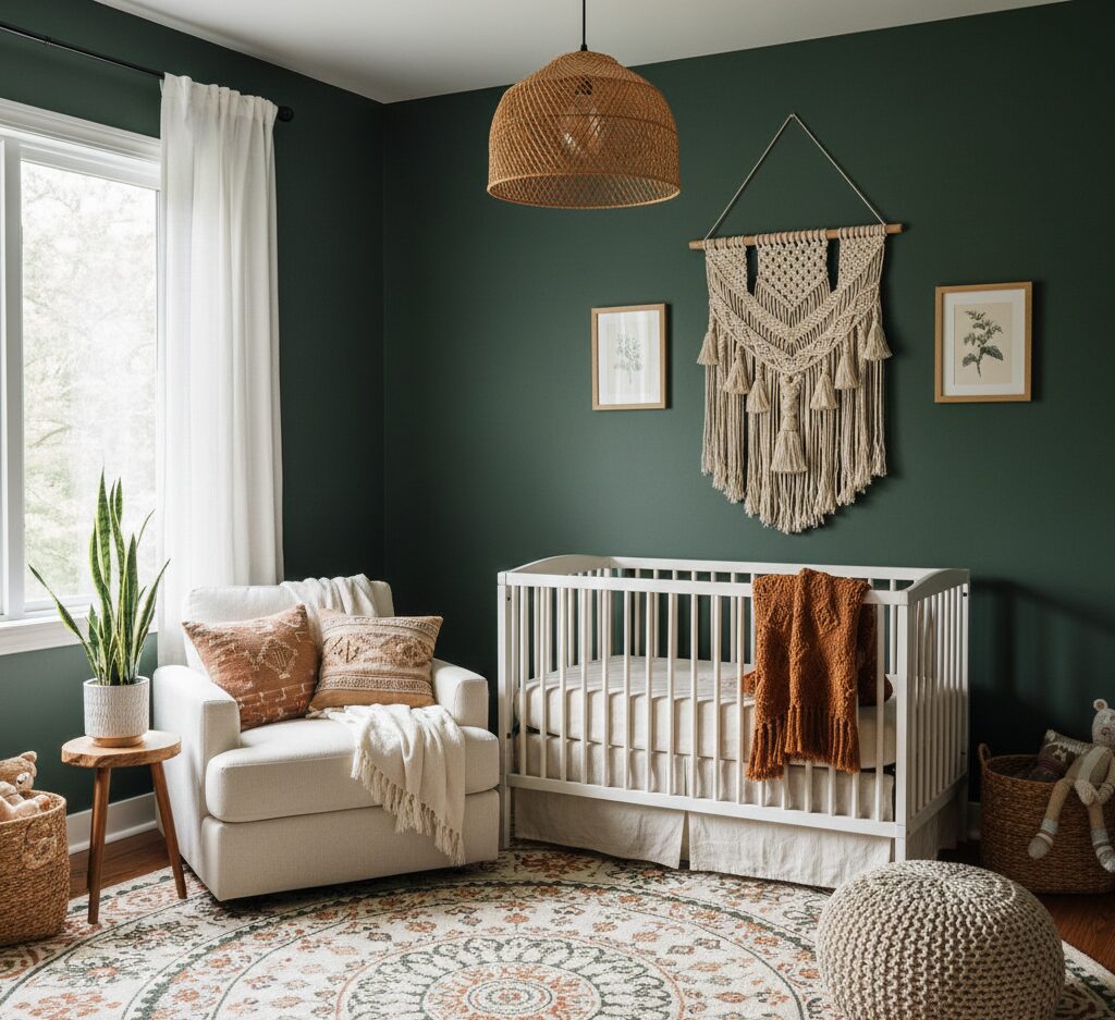 Green Nursery Ideas for a Refreshing and Serene Baby Room