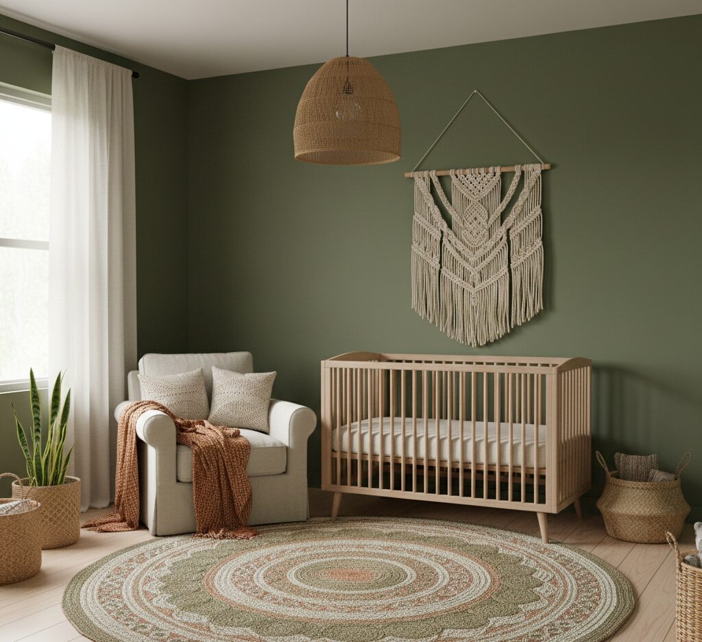 Green Nursery Ideas for a Refreshing and Serene Baby Room