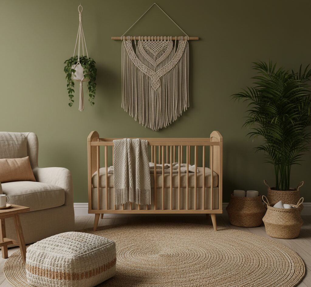 Green Nursery Ideas for a Refreshing and Serene Baby Room