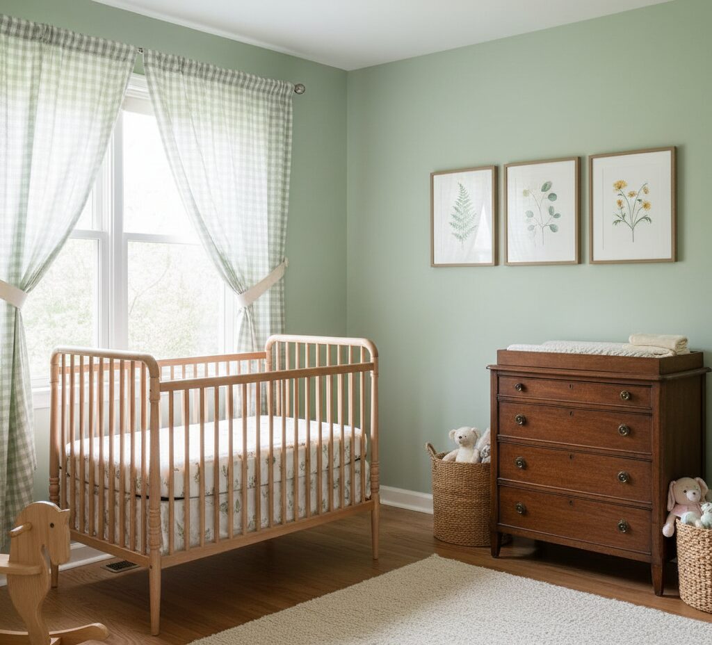 Green Nursery Ideas for a Refreshing and Serene Baby Room