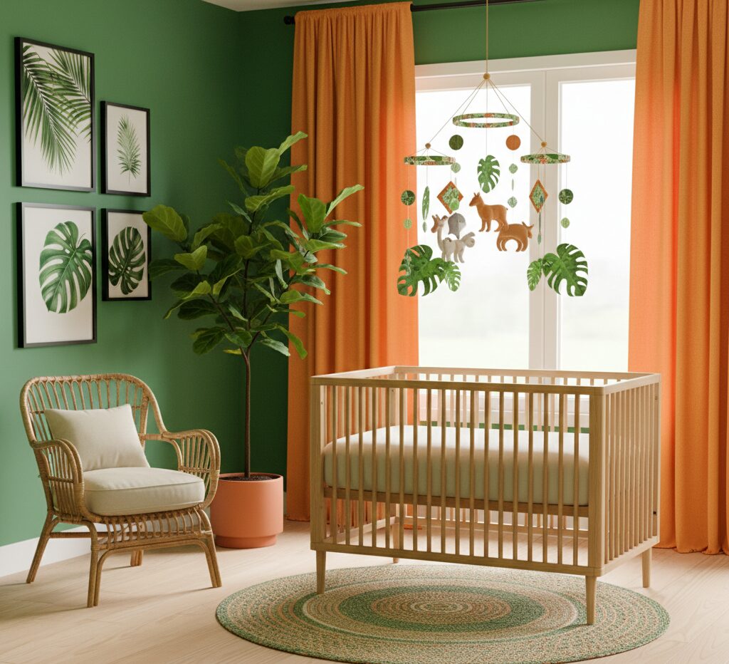 Green Nursery Ideas for a Refreshing and Serene Baby Room