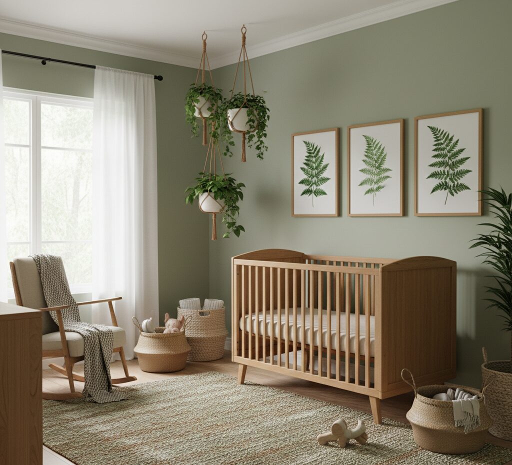 Green Nursery Ideas for a Refreshing and Serene Baby Room