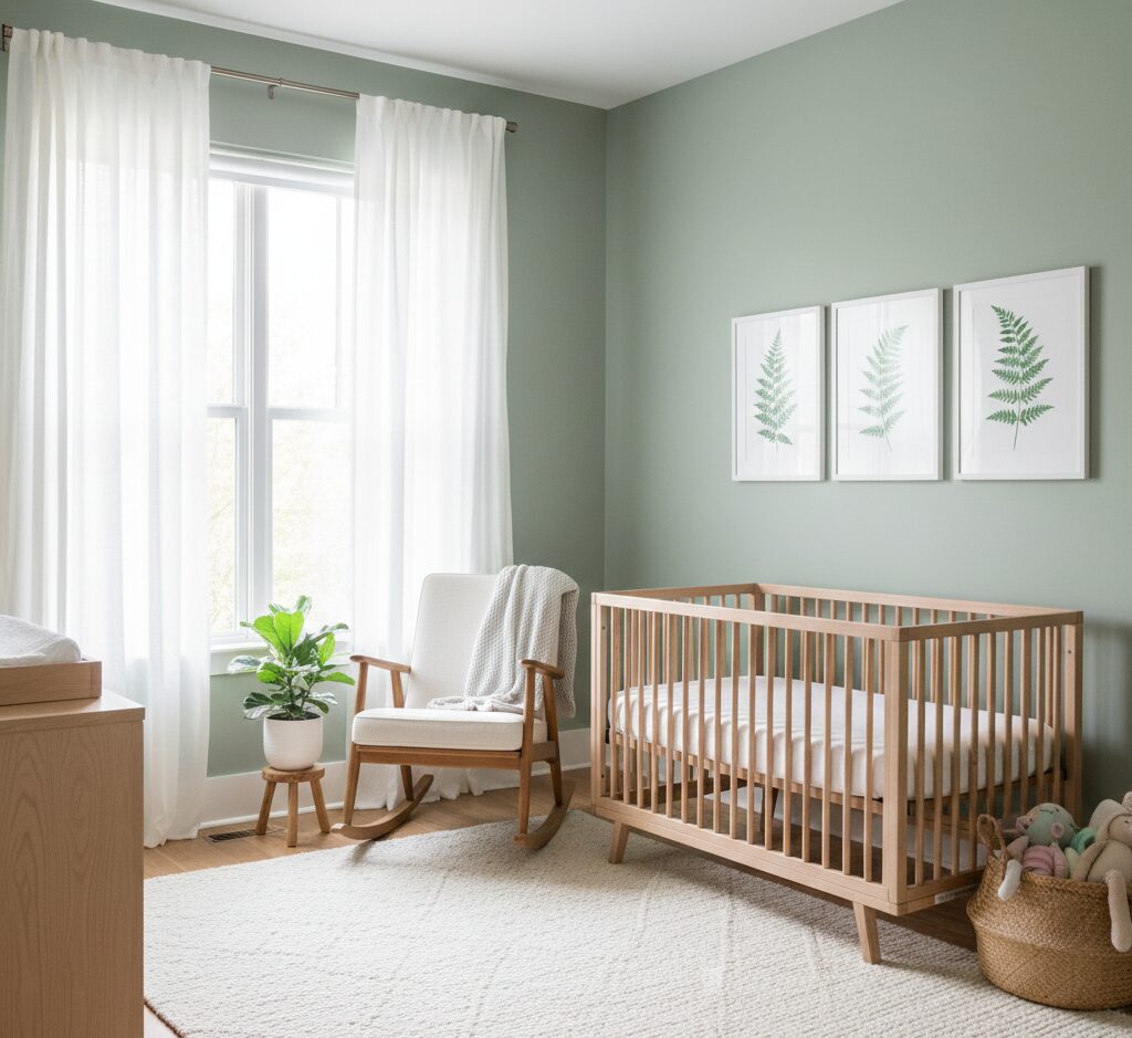 Green Nursery Ideas for a Refreshing and Serene Baby Room