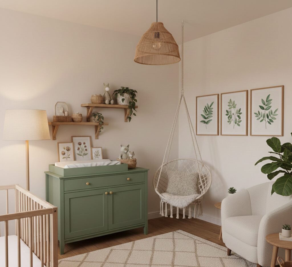 Green Nursery Ideas for a Refreshing and Serene Baby Room
