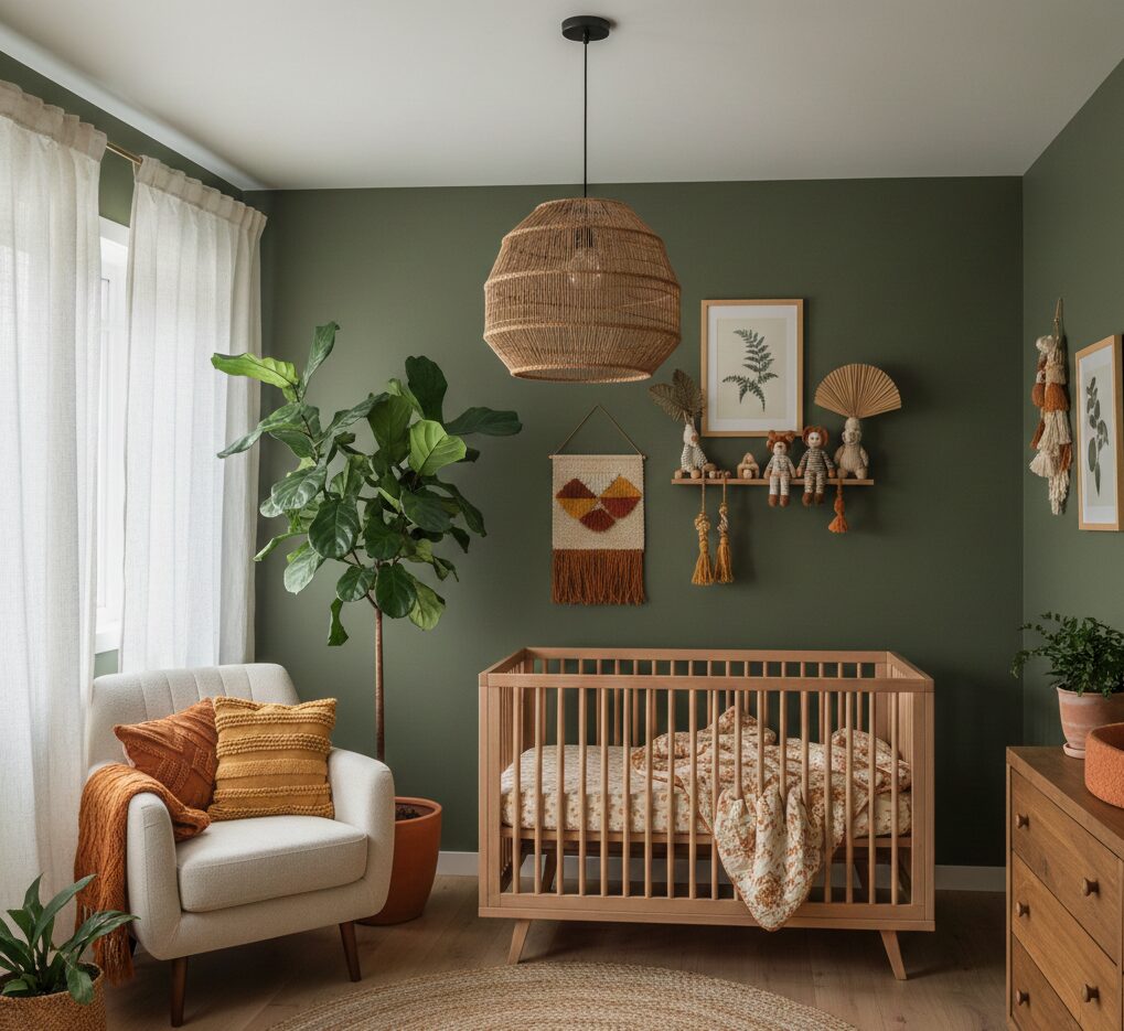 Green Nursery Ideas for a Refreshing and Serene Baby Room
