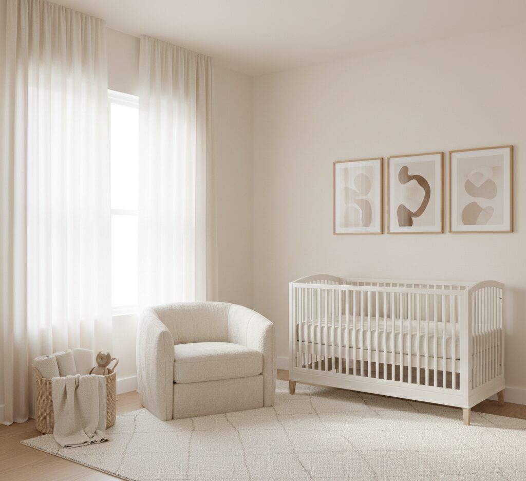 Neutral Nursery Ideas for a Minimalist