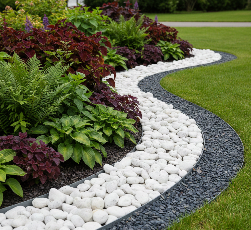 Pebble Garden Landscaping Ideas