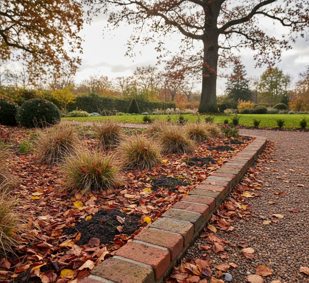 Lay Brick Border Garden Edging