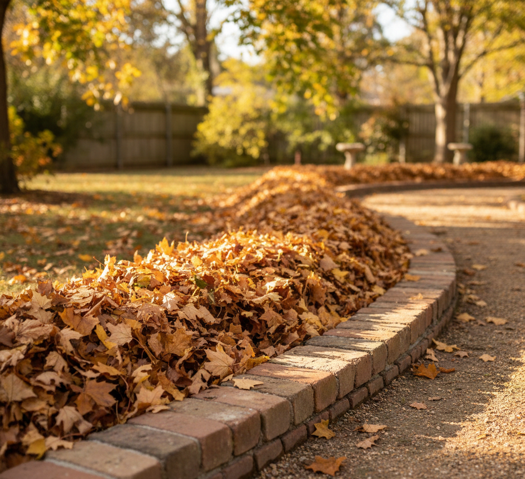 Lay Brick Border Garden Edging