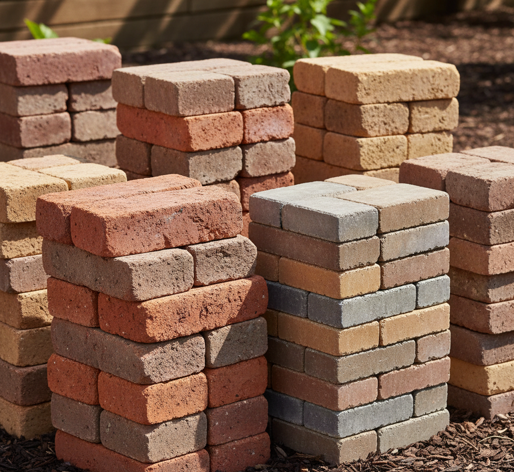 Lay Brick Border Garden Edging