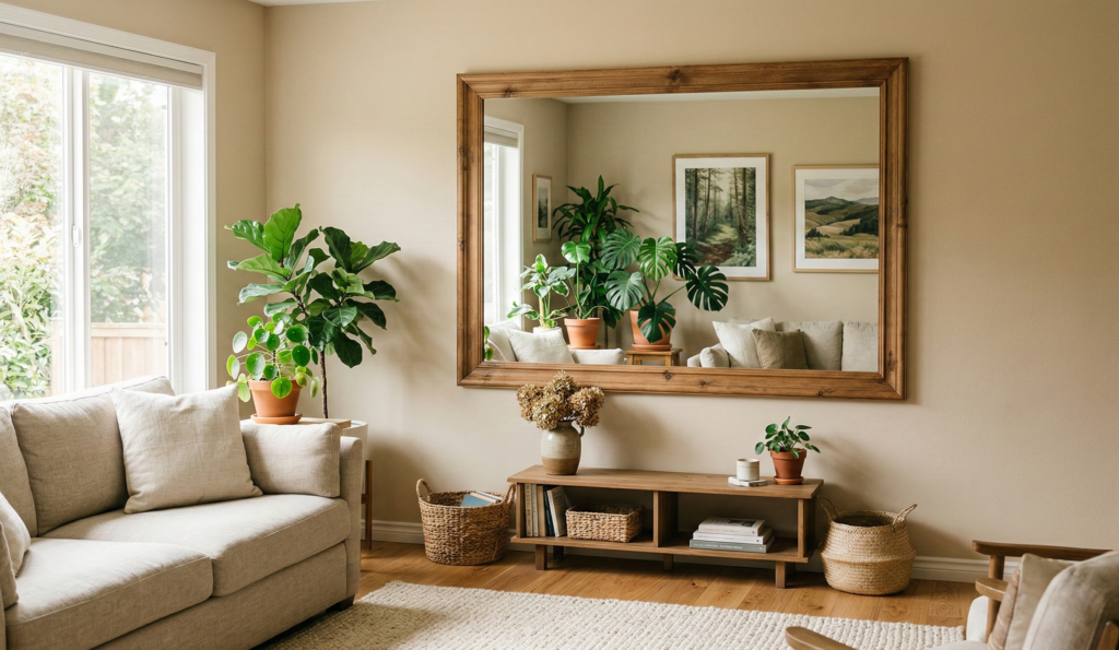 Use Mirrors to Decorate a Room