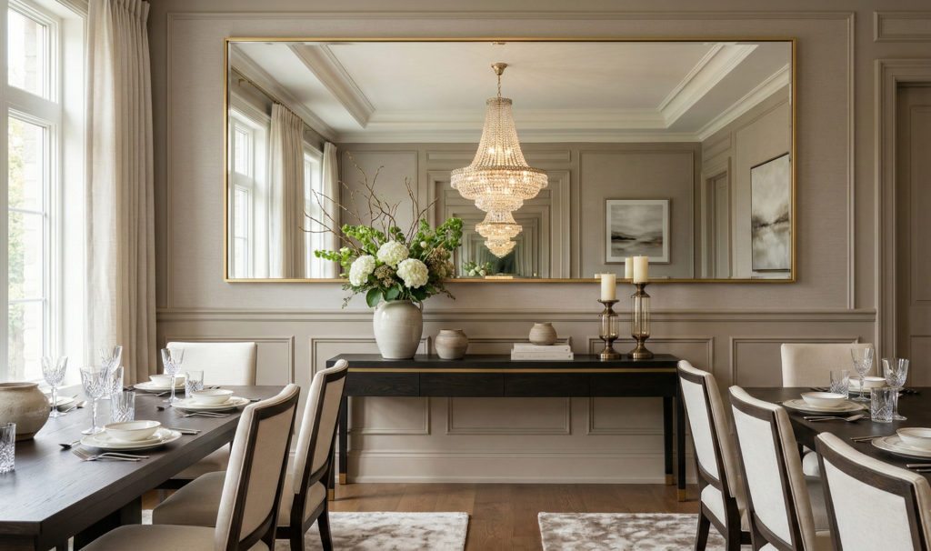 Use Mirrors to Decorate a Room