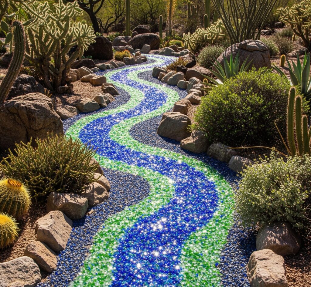 Glass Bottles In Your Garden