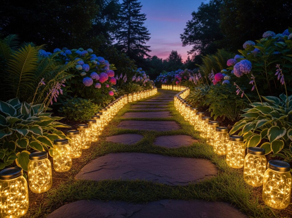 Glass Bottles In Your Garden