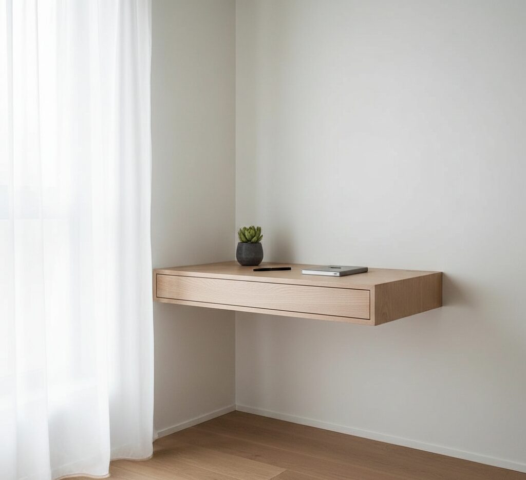 Bedroom With Study Table