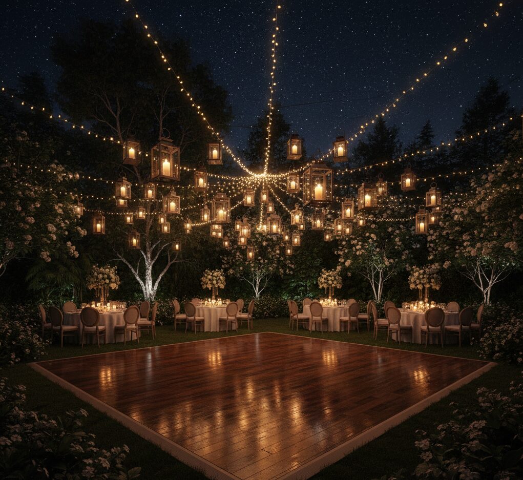 Budget-Friendly DIY Outdoor Wedding Dance Floor Ideas