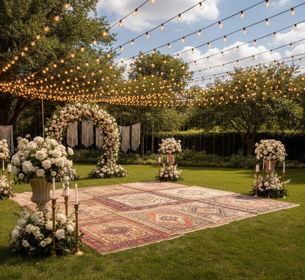 Budget-Friendly DIY Outdoor Wedding Dance Floor Ideas