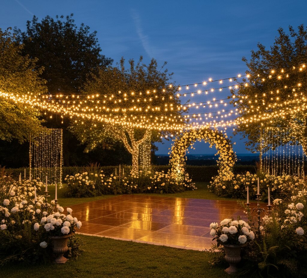 Budget-Friendly DIY Outdoor Wedding Dance Floor Ideas