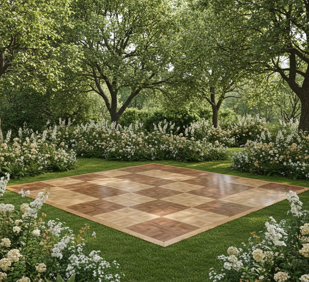 Budget-Friendly DIY Outdoor Wedding Dance Floor Ideas