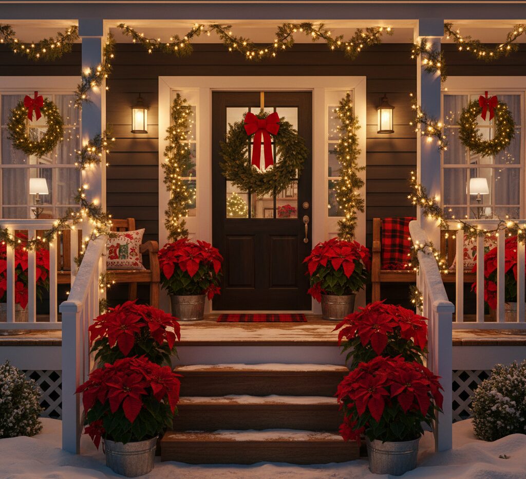 Front Porch Flower Ideas with Vibrant Colors