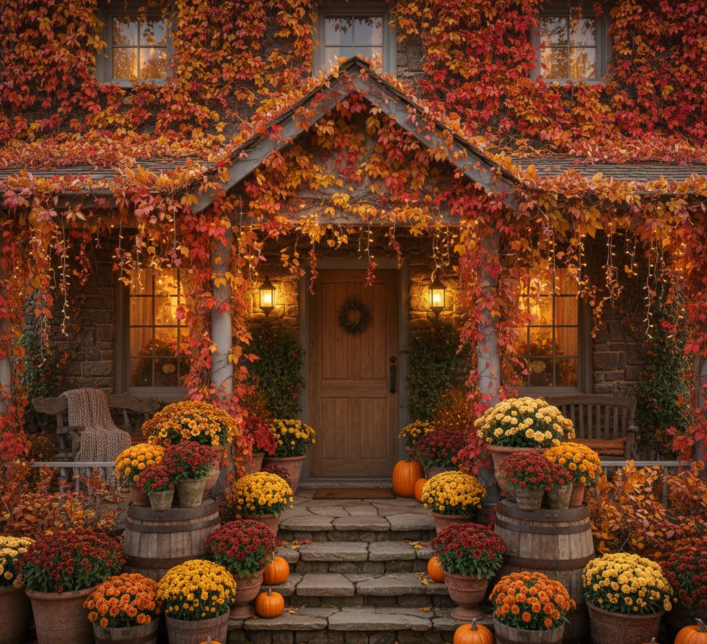 Front Porch Flower Ideas with Vibrant Colors