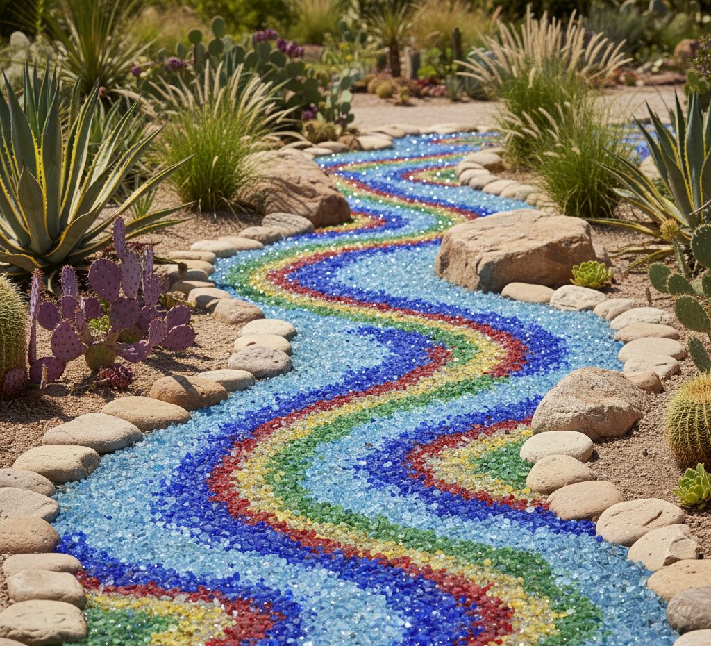 Use Glass Bottles In Your Garden