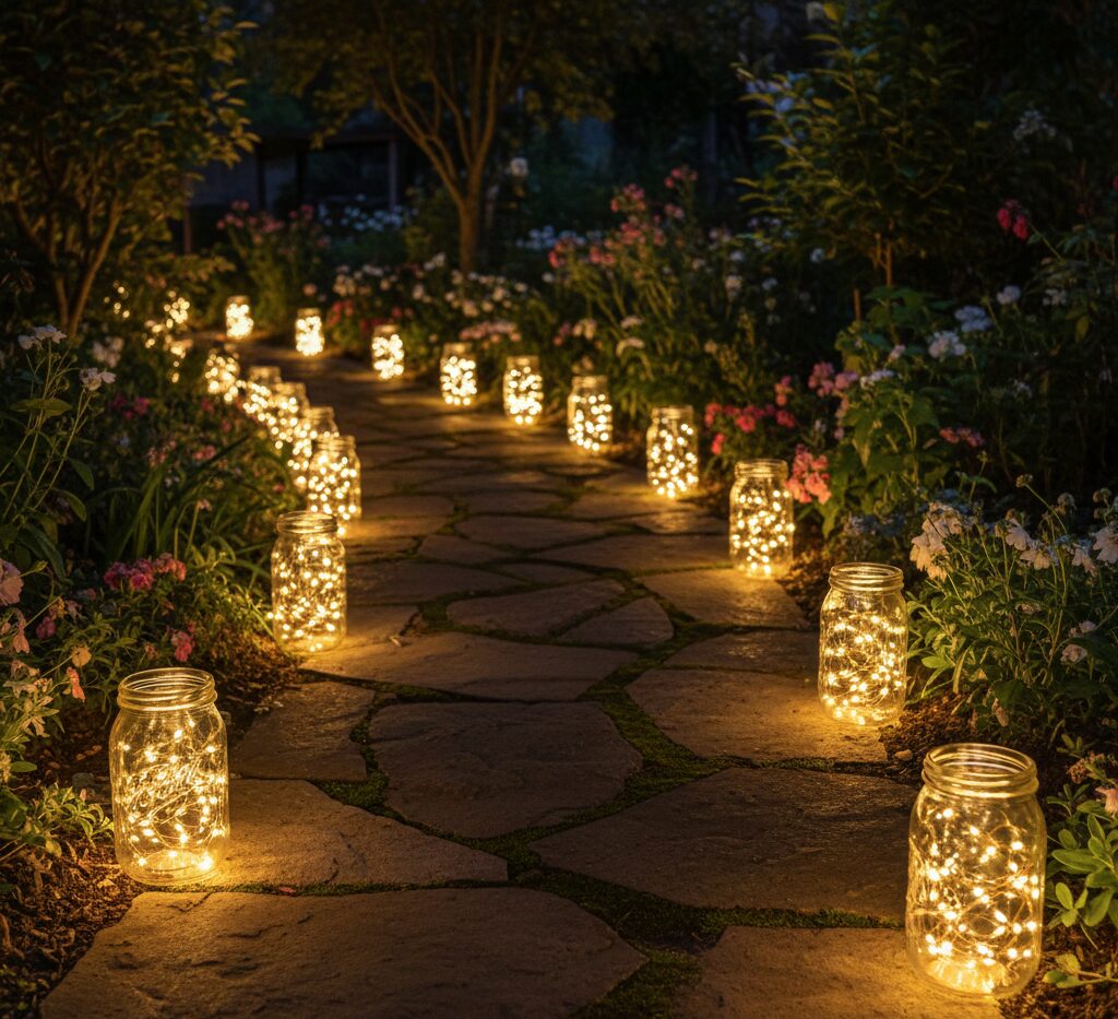 Use Glass Bottles In Your Garden