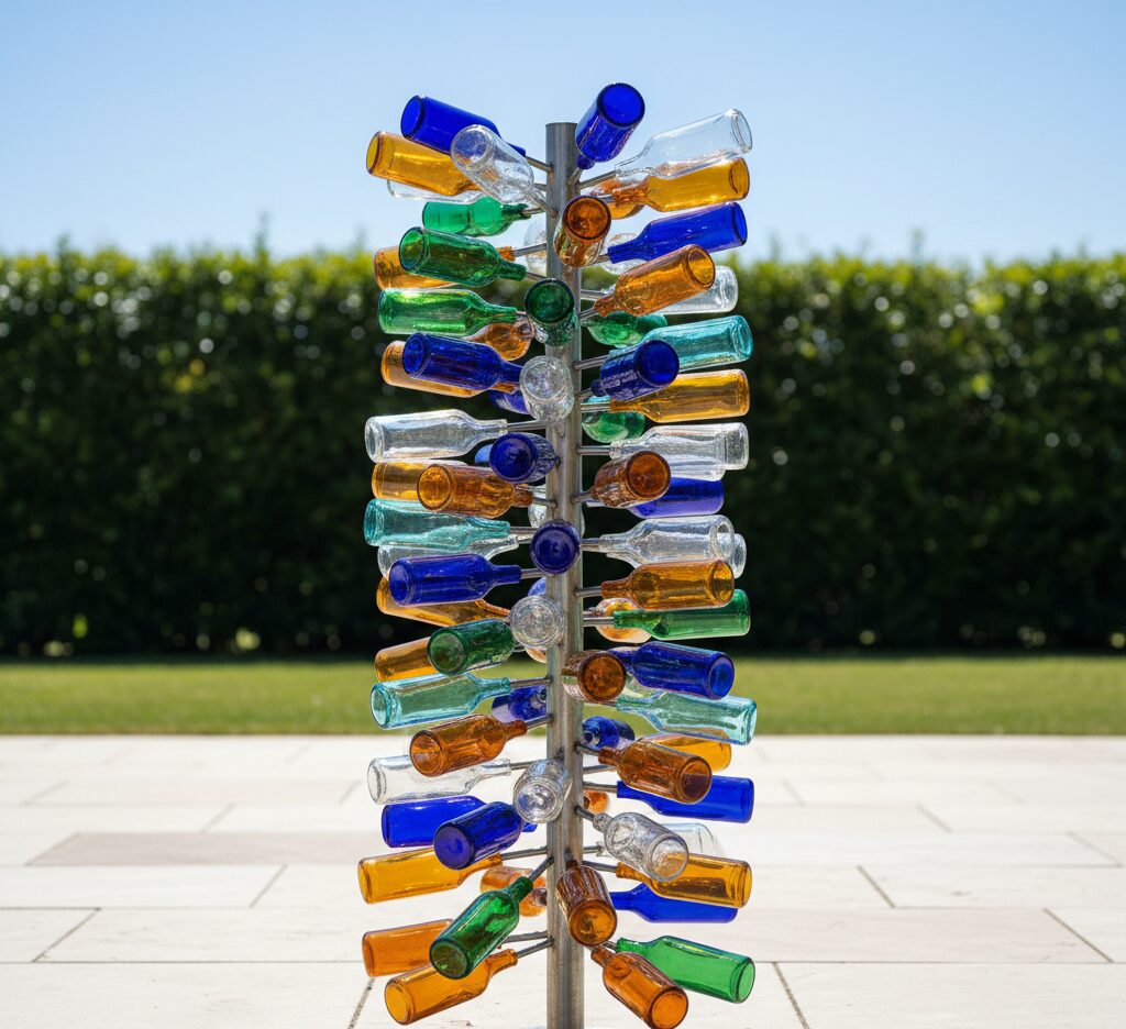 Use Glass Bottles In Your Garden