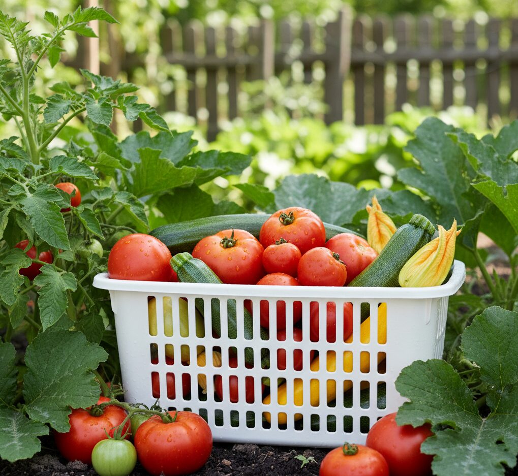 Laundry Basket Around Your Garden