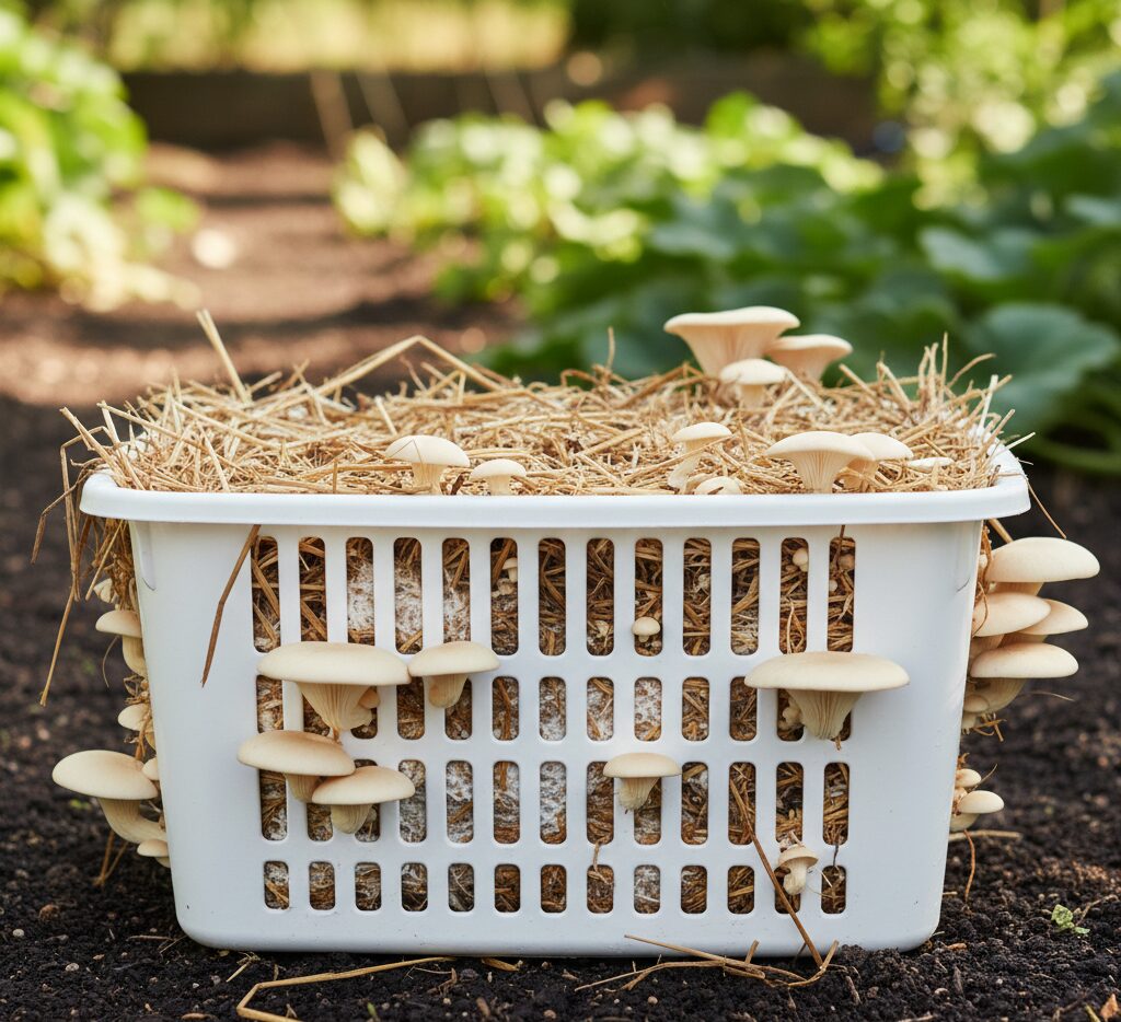 Laundry Basket Around Your Garden