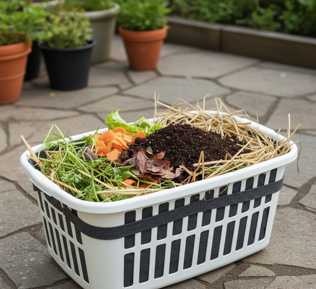 Laundry Basket Around Your Garden