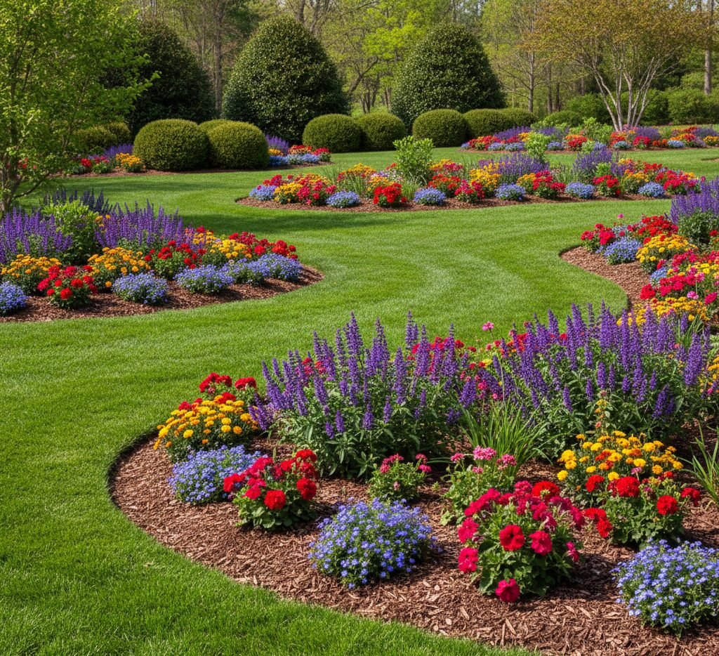 Lawn Edging On A Slope