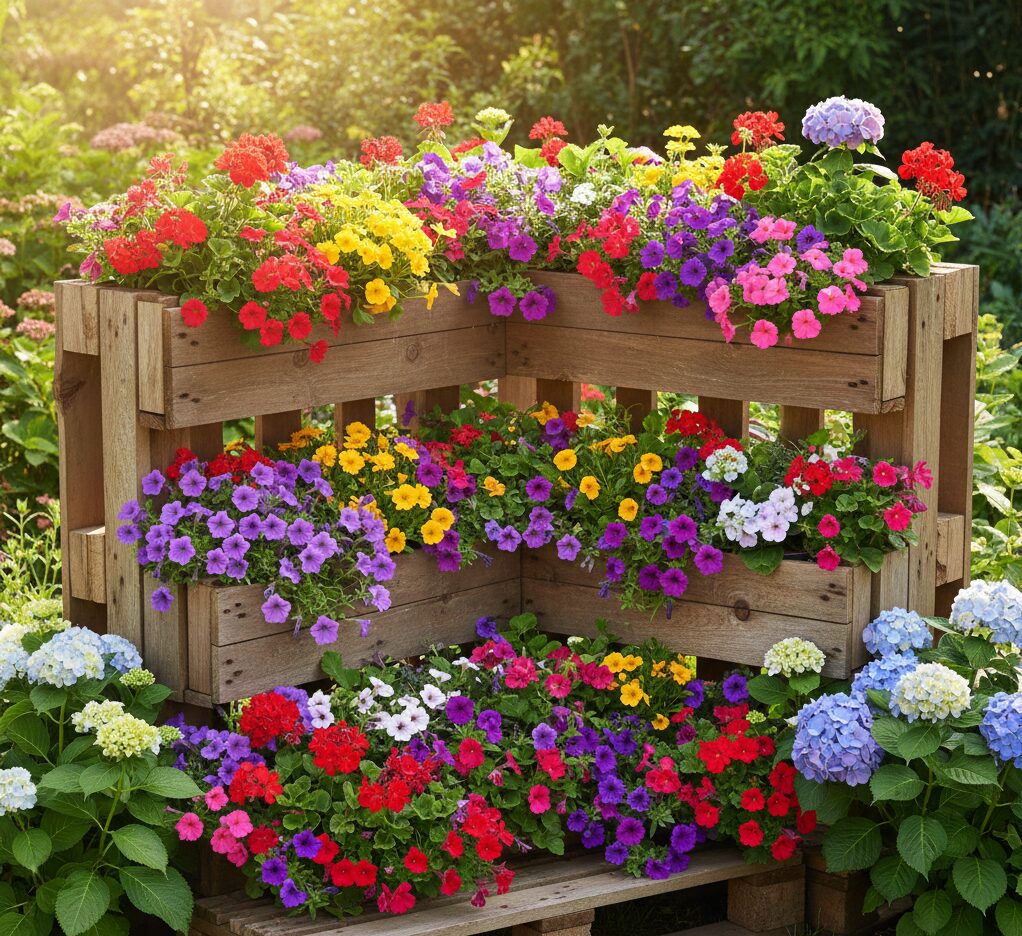 Creative Pallet Garden Ideas