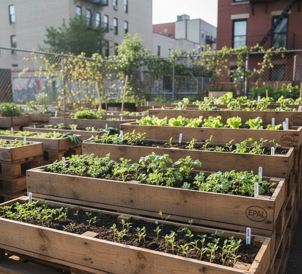 Creative Pallet Garden Ideas