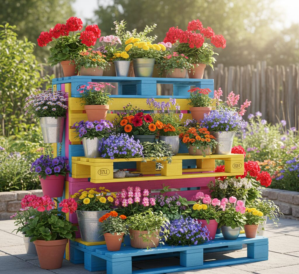 Creative Pallet Garden Ideas