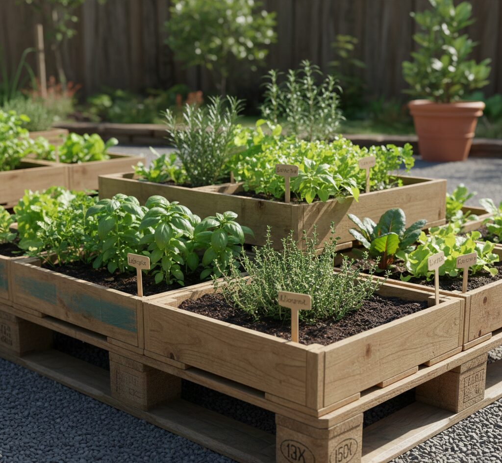 Creative Pallet Garden Ideas