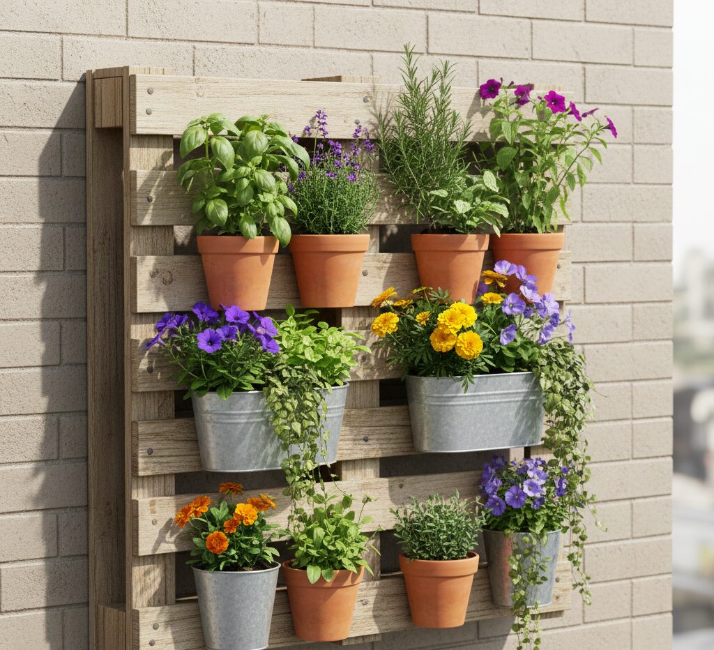 Creative Pallet Garden Ideas