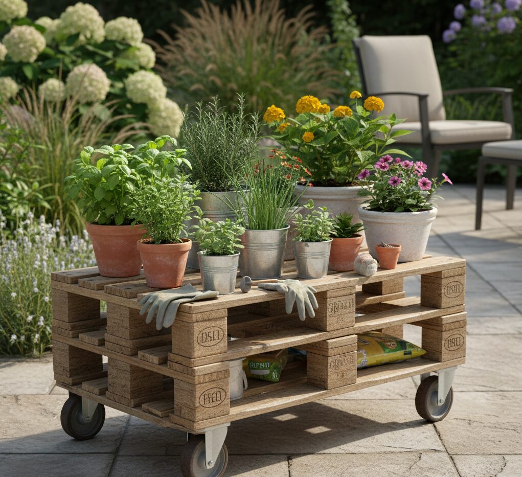 Creative Pallet Garden Ideas