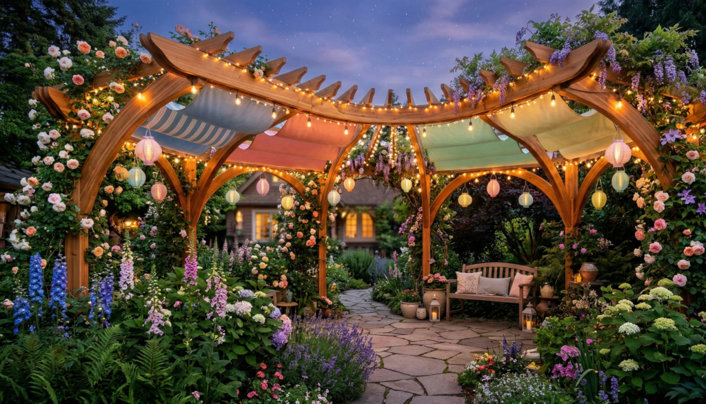 Pergola Lighting Ideas