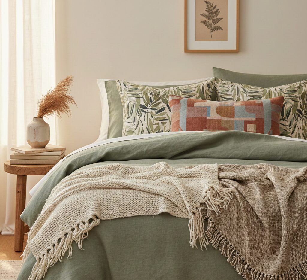 Best Colors To Match With Sage Green Bedding