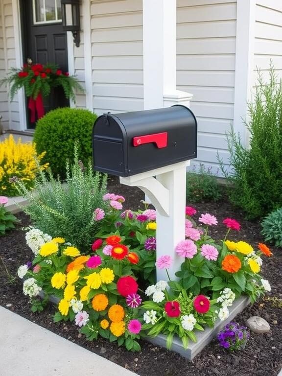10 Stunning Mailbox Flower Bed Ideas to Boost Your Curb Appeal