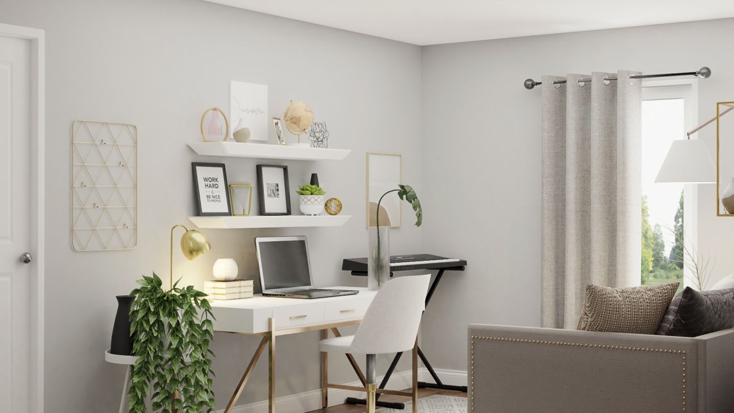 10 easy steps/checklist for an organized home office
