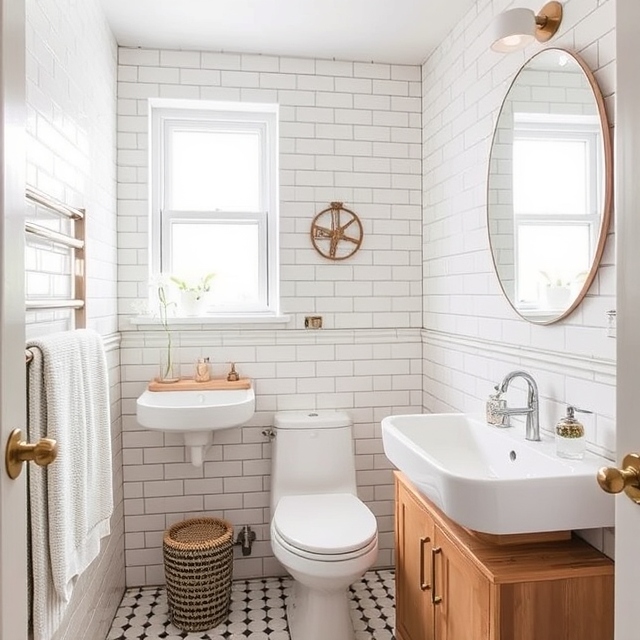22 ideas to make the most of a small bathroom