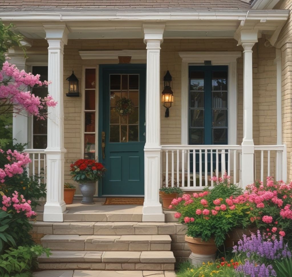 25 Fresh and Beautiful Ideas for Spring Front Porch Decor