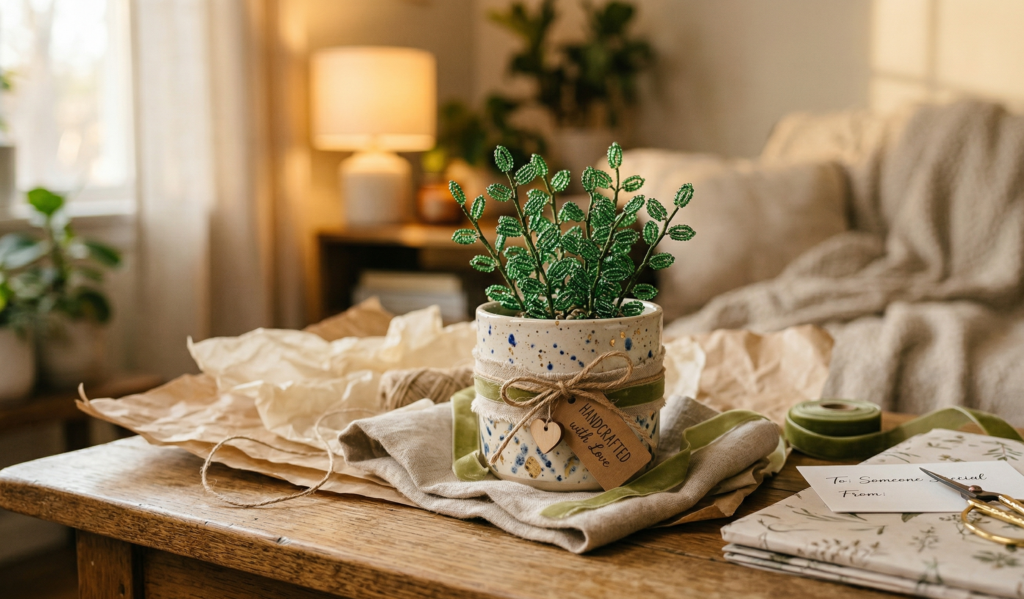 Beaded Plants DIY Ideas