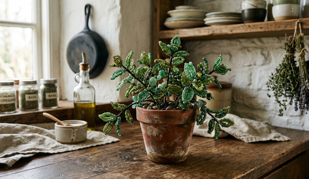 Beaded Plants DIY Ideas