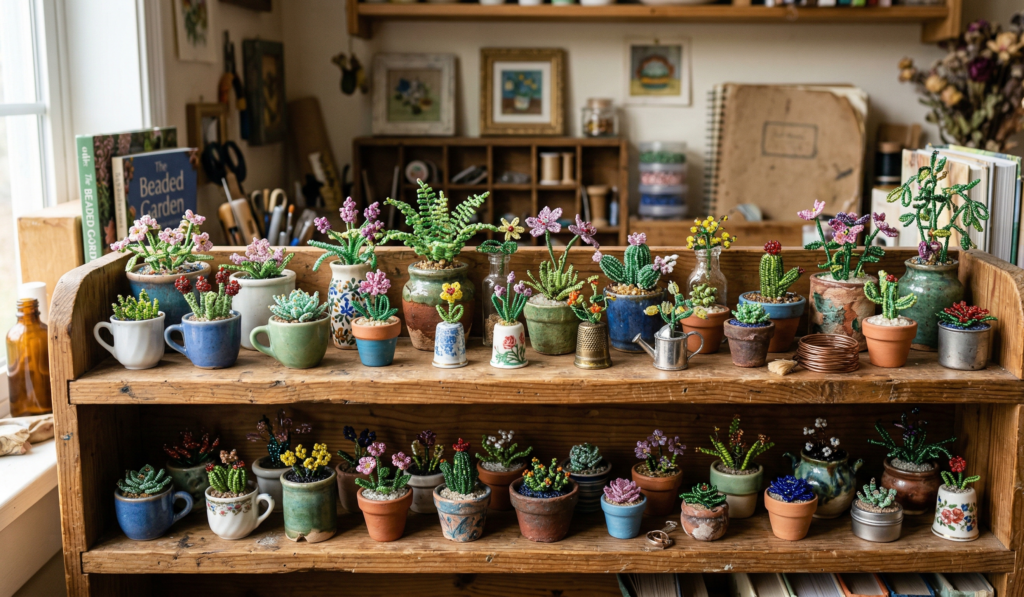 Beaded Plants DIY Ideas