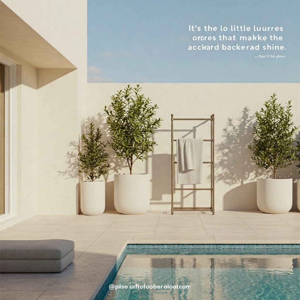 Best Freestanding Towel Rack Designs for Your Backyard Pool Area
