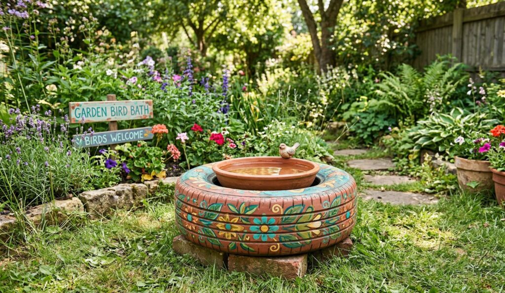 DIY Bird Bath Ideas