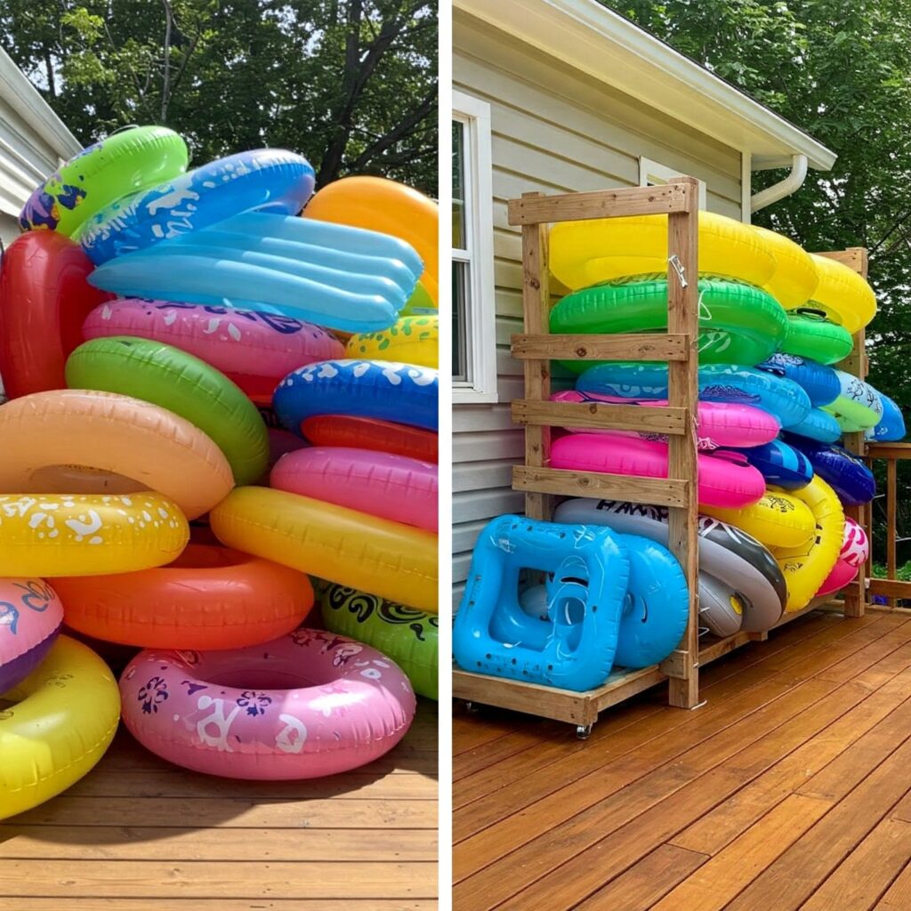 DIY Deck Pool Float Storage Ideas: Creative Solutions That Blend with Your Backyard